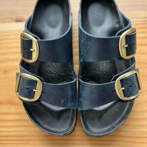Birkenstock Big Buckle Oiled Leather Arizona sandal size 39